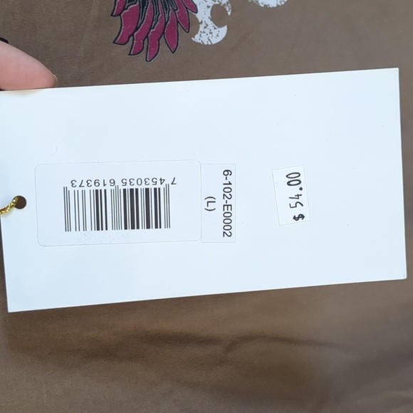 NWT Electric Shock Men's LTD Edition Short Sleeve T Biker Size Large - Picture 9 of 11